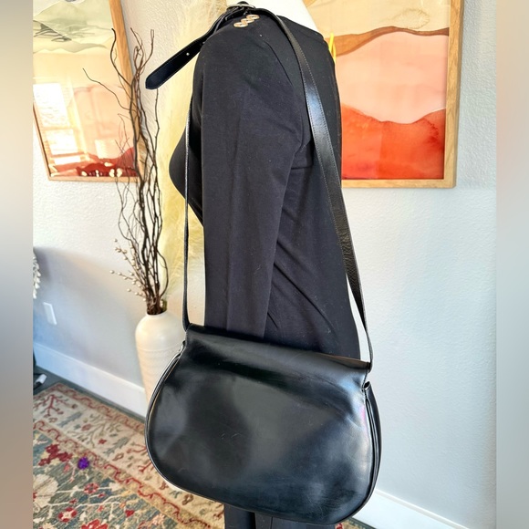 Salvador Ferragamo Vintage Black Pouch Bag - Picture 6 of 12